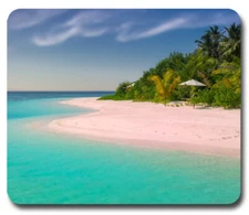 Caribbean Island Tropical Paradise Holiday ~ Mouse Pad / Mousepad ~ Great Gift!
