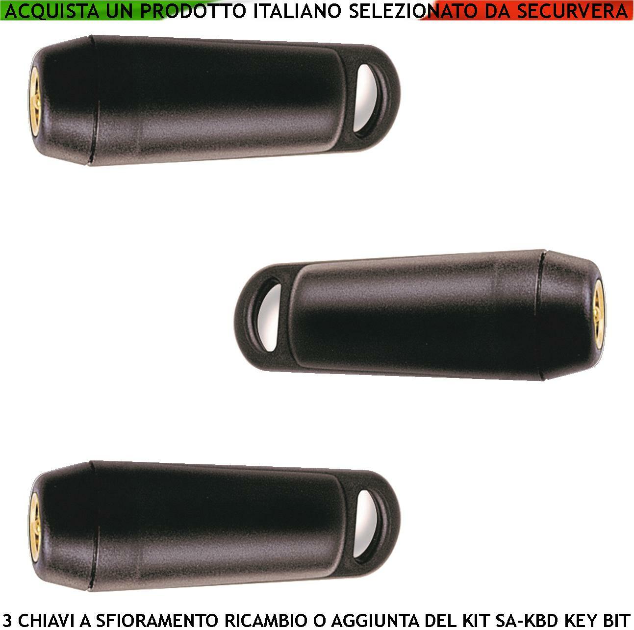 Kit 3 Chiavi Combivox Key Bit 64 Bit - Ricambio Originale Amica