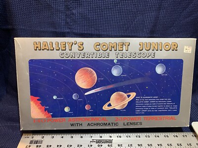 #ad #ad Vintage Kmart Halley’s Comet Junior Telescope Free Shipping Vintage $51.95