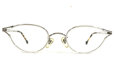 Vintage la Eyeworks Eyeglasses Frames SAVANA 405 Silver Semi Rimmed 45-20-130