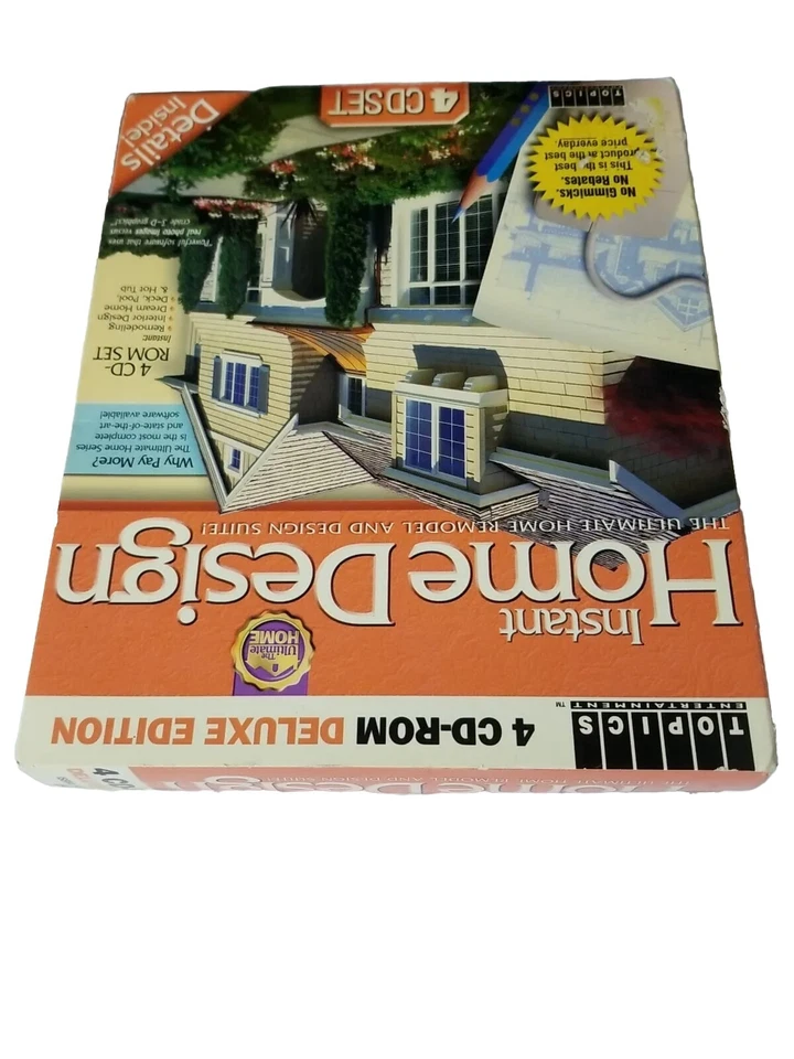 Topics Instant Home Design 4 CD-ROM Deluxe Edition - Image 3 of 4