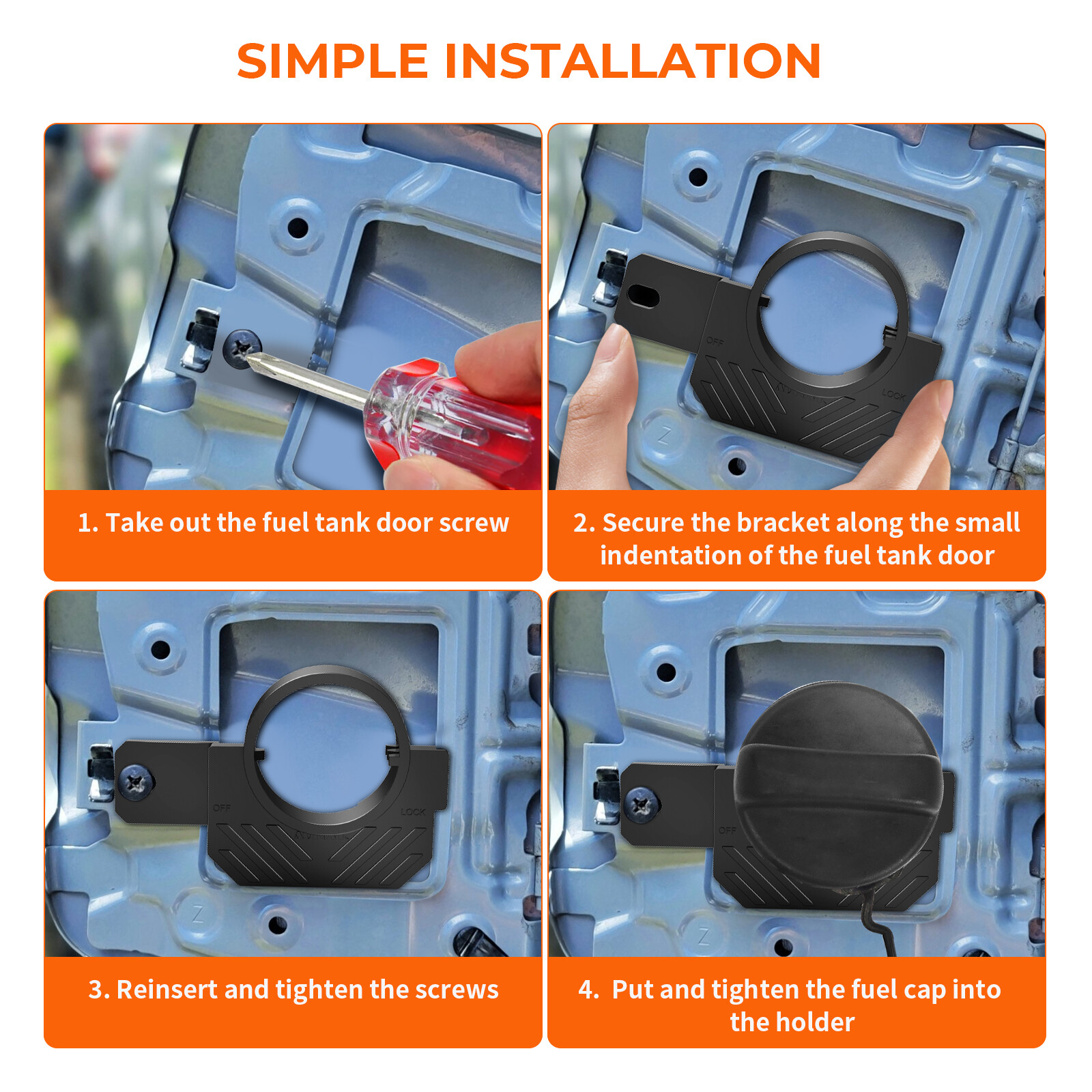 Gas Cap Holder For 20162021 Toyota 3rd Gen Fuel Cap Holder