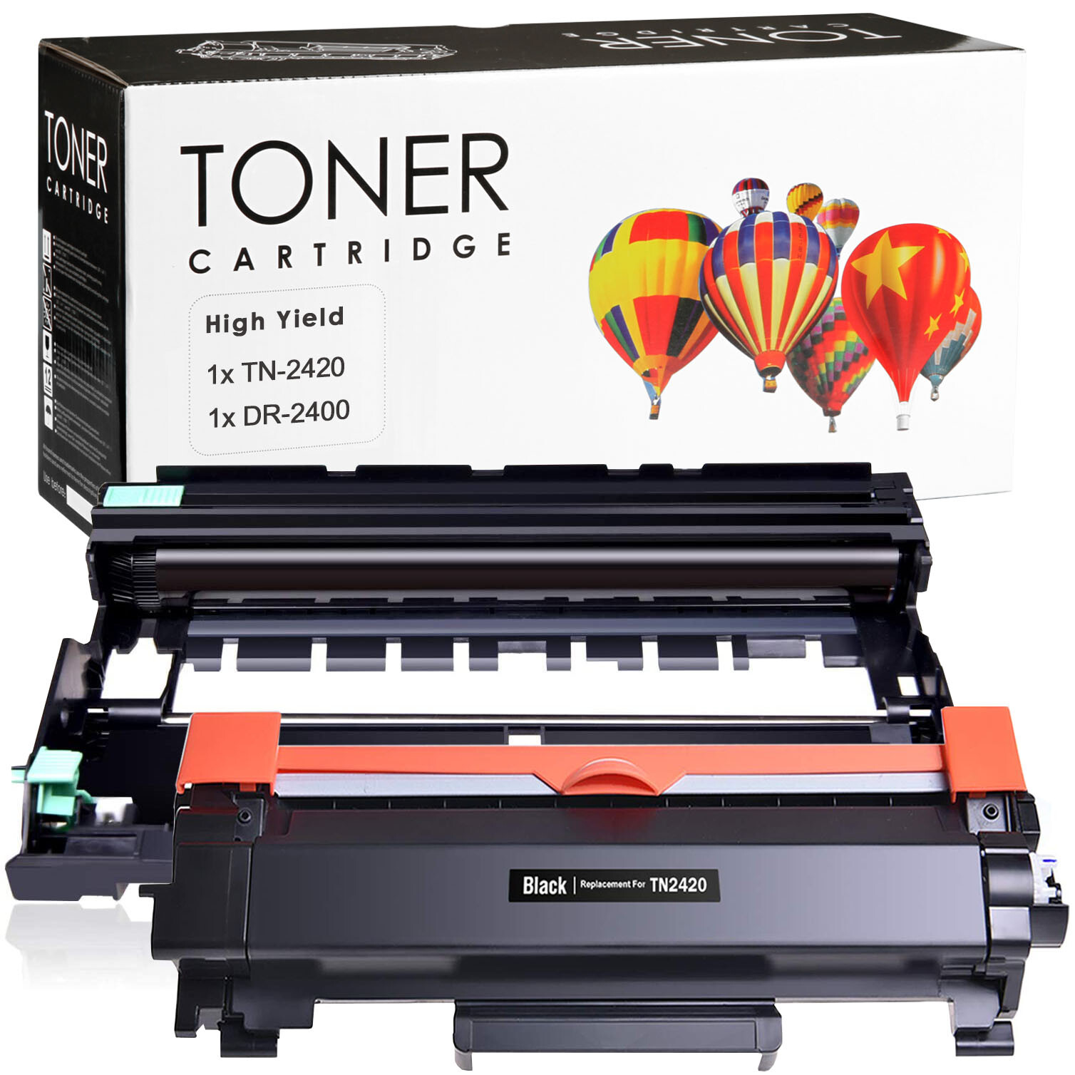 Cartuccia/tamburo Toner XXL Compatibile Con Brother TN-2420 DR-2400 DCP - Foto 2