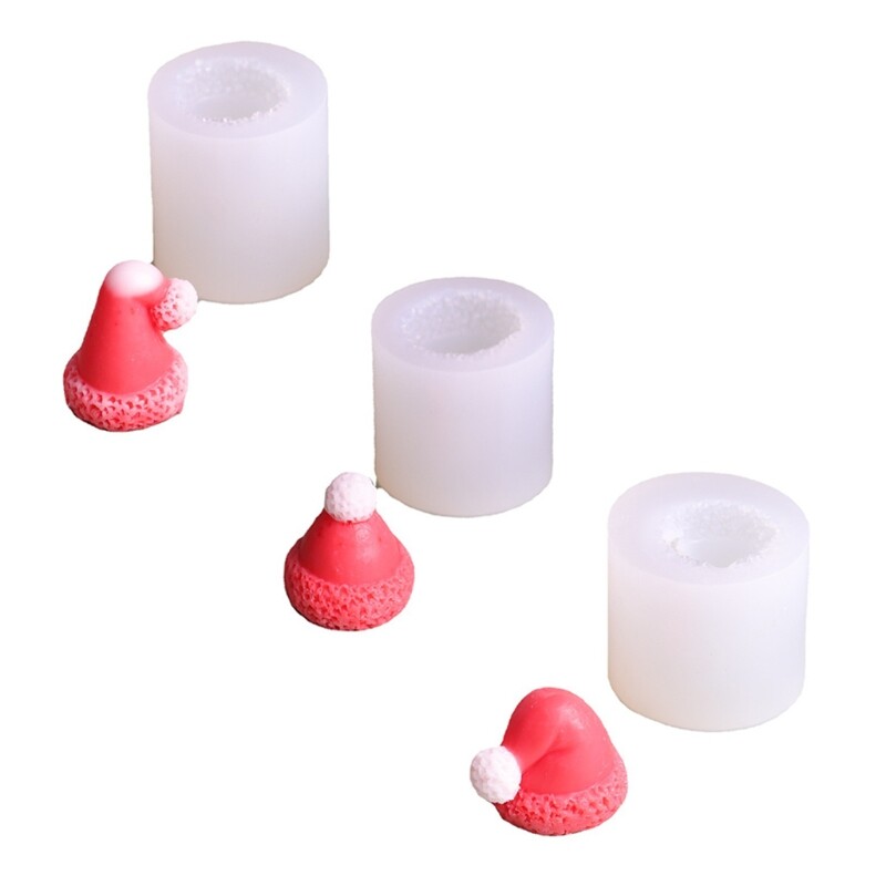 Christmas Hat Aromatherapy Epoxy Resin Mold Soap Silicone