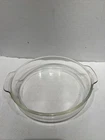 Vintage Pyrex USA Cake/Pie Baking Dish Clear Round  #221 8 1/2” in Diameter