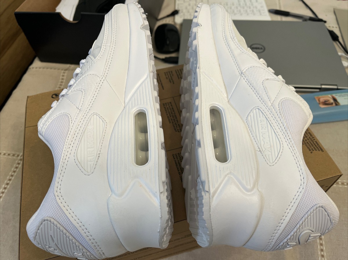 Nike Air Max 90 Triple White DH8010 100 Women's Sz.11.5