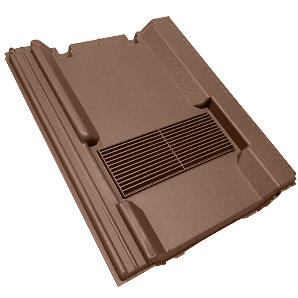 Wessex In-Line Roof Tile Vent Brown