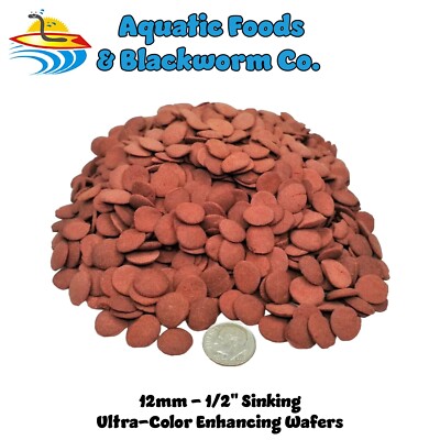 Ultra-Color Enhancing Sinking Wafers, Plecos, Shrimp, Snails, All Tropicals