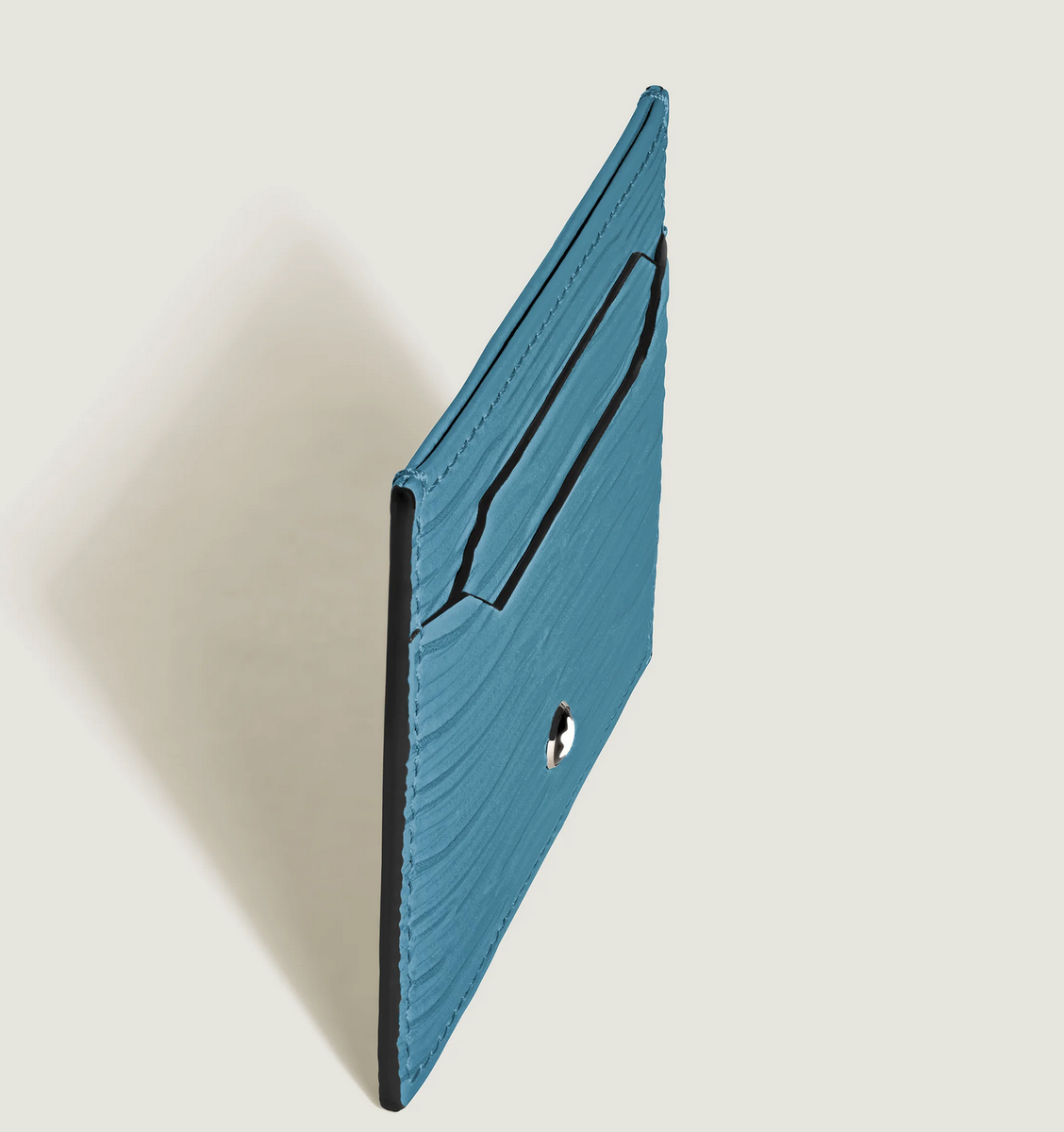 NEW! MONTBLANC 4810 card holder 5cc - smoky blue leather | eBay