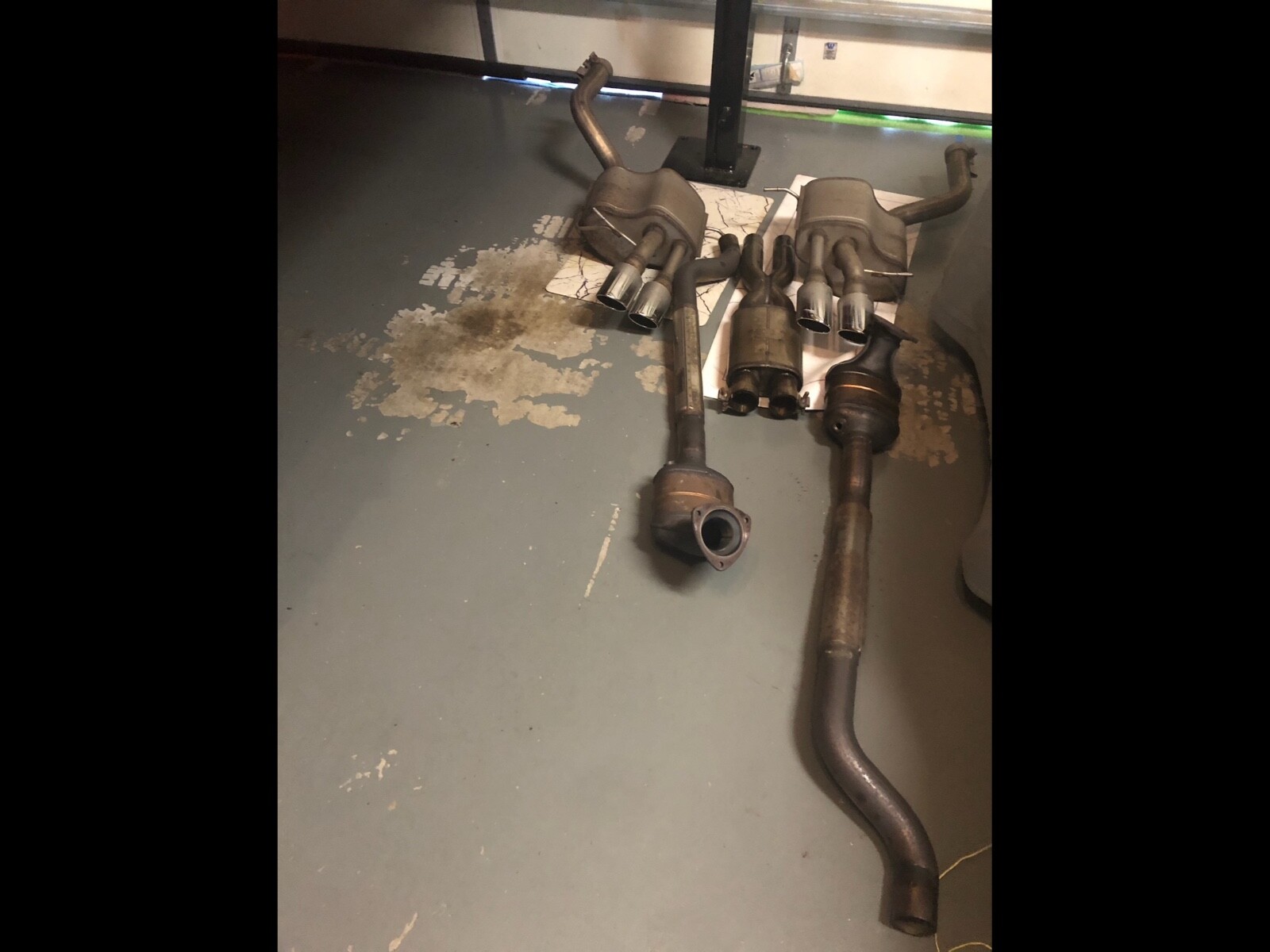 Maserati Exhaust (M139). M139 full exhaust. Removed from 15K car (2012 QP S).