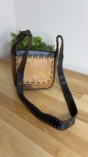Artisan VTG Leather Saddlebag Purse Western Bag Equestrian Boho Hippie Crossbody