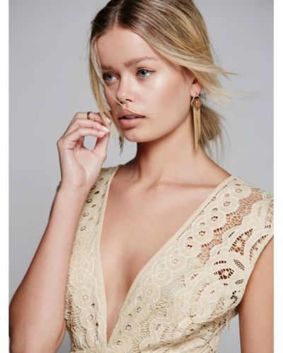 lace formal maxi dress Aylani Lace Cutout Maxi Dress • Shop American Threads Boutique main image 1