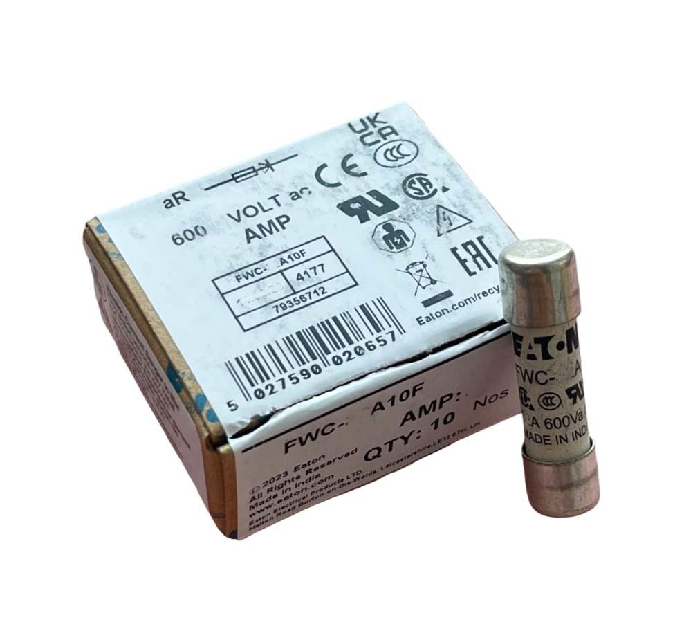 Bussmann FWC-8A10F Fuse – 8 Amp 600V 10x38MM Original