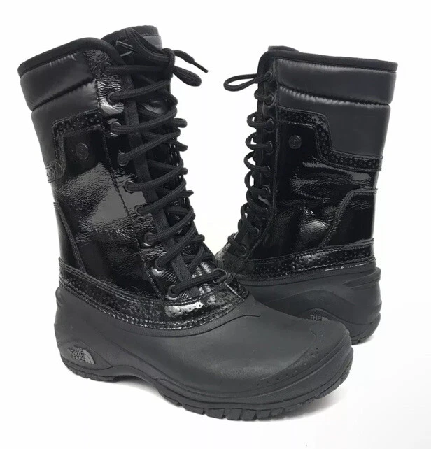 The North Face Women s Shellista II Mid Luxe Boots Black Size 5.5