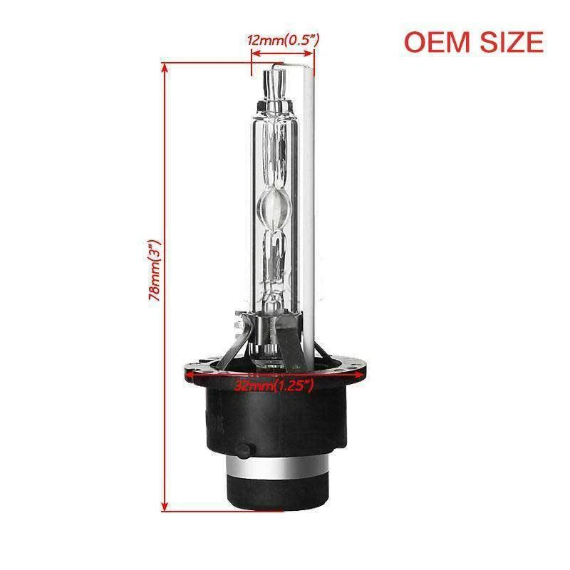 Quality D2S 35W 4300K 6000K 8000K 10000K Xenon HID Pair of Bulbs Lamp Lights Car - Image 3 of 3