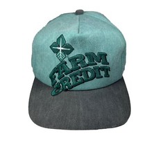 NOS Vintage Farm Credit Services Snapback Hat, K-Products, Spellout Cap, RARE