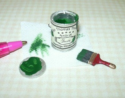 dollhouse paint supplies
