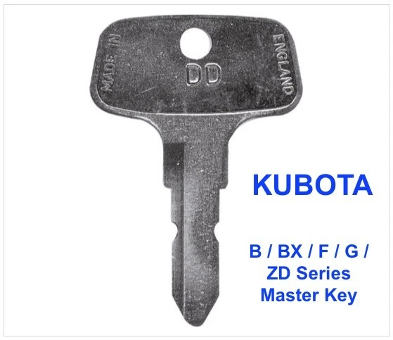 KUBOTA B BX F G ZD Series Master Plant Digger Dumper Excavator Tractor Key
