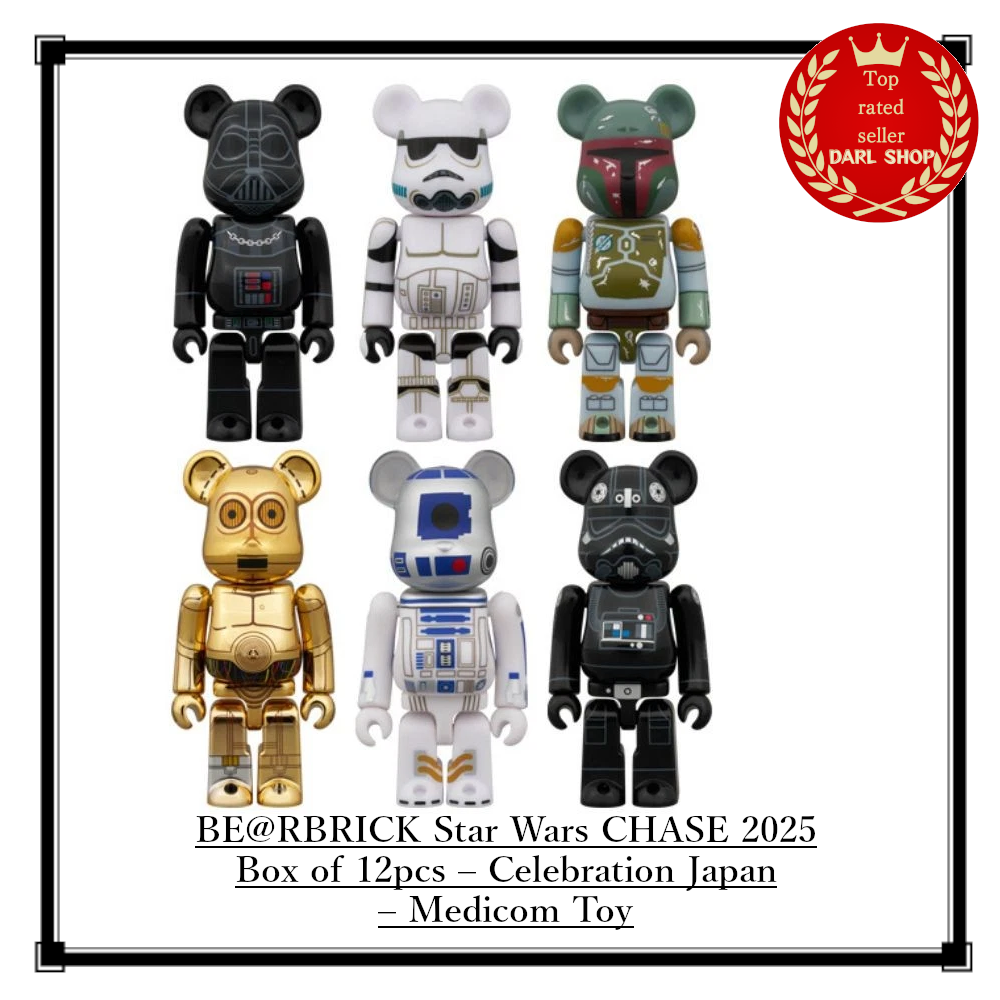 BE@RBRICK Star Wars CHASE 2025 Box of 12pcs – Celebration