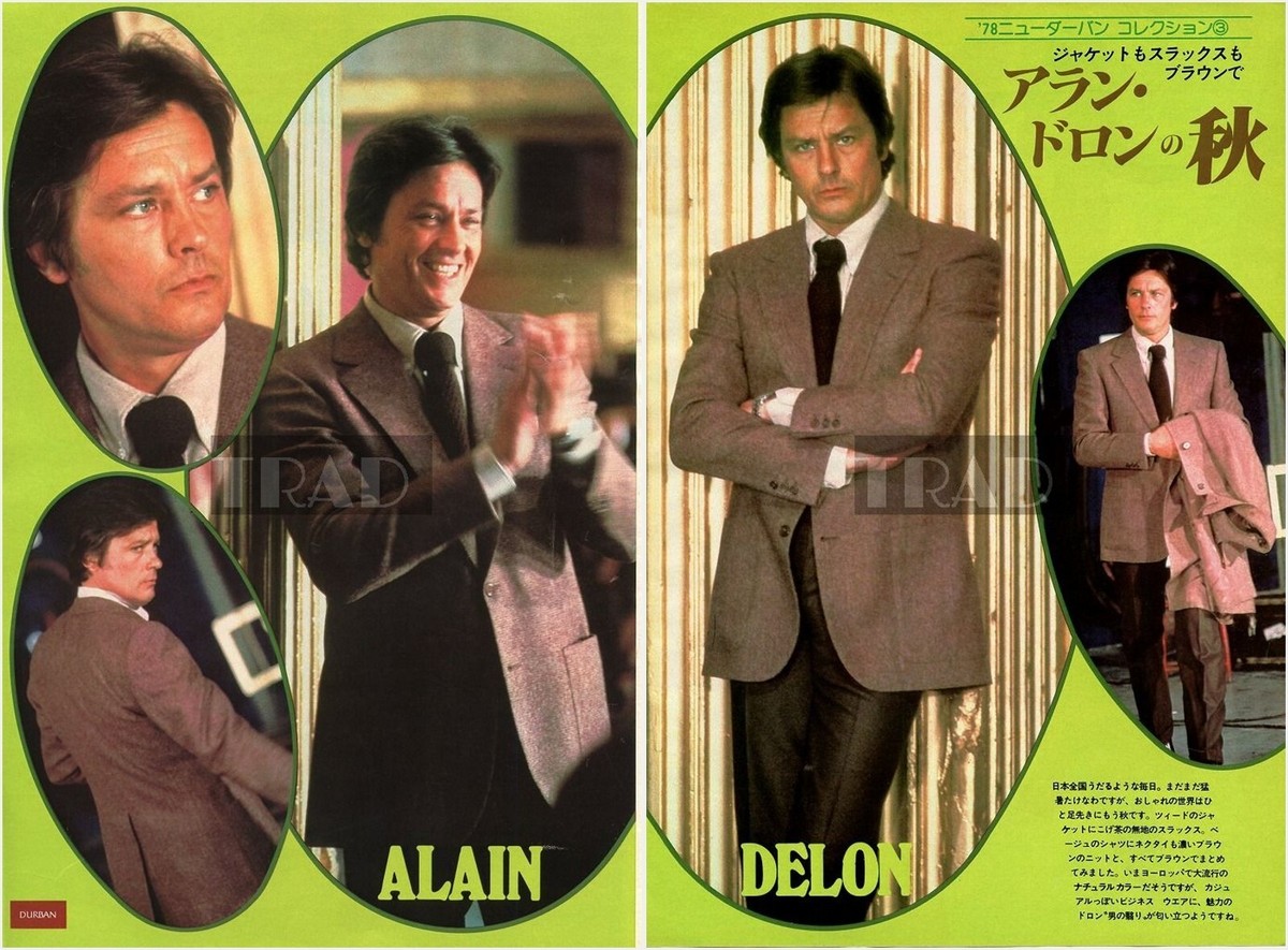 ALAIN DELON 1978 JPN Picture Clipping 2-SHEETS #ti/q | eBay