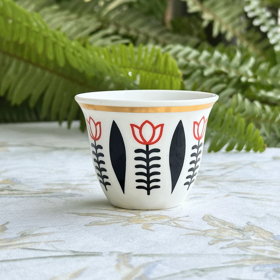 12x Traditional Lebanese Coffee Cups from Lebanon - Turkish & Ethiopian Espresso - Image 2 of 4