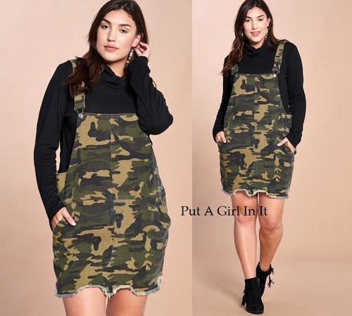 Womens GREEN CAMOUFLAGE CAMO OVERALL 