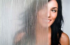 NEW 18 ft roll of adhesive decorative privacy film style: clear waters