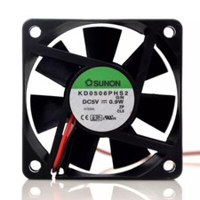 SUNON KD0506PHS2 6015 DC5V 0.9W 6CM 2-Wire Silent Cooling Fan
