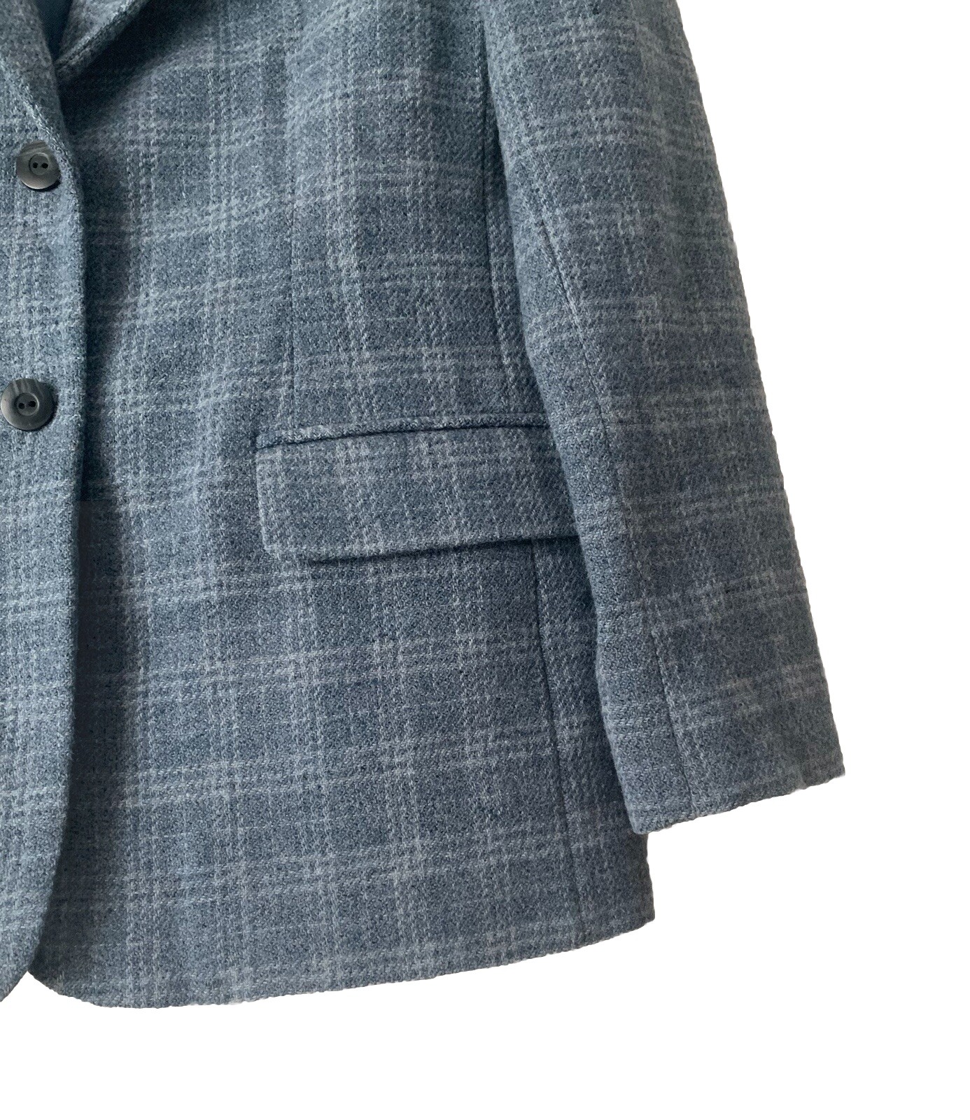Pendleton Lambswool Plaid Single Breasted Blazer … - image 7