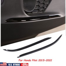 Black Front Bumper Lower Corner Trim Strip Accessories For Honda Pilot 2015-2022 Black Front Bumper Lower Corner Trim Strip Accessories For Honda Pilot 2015-2022