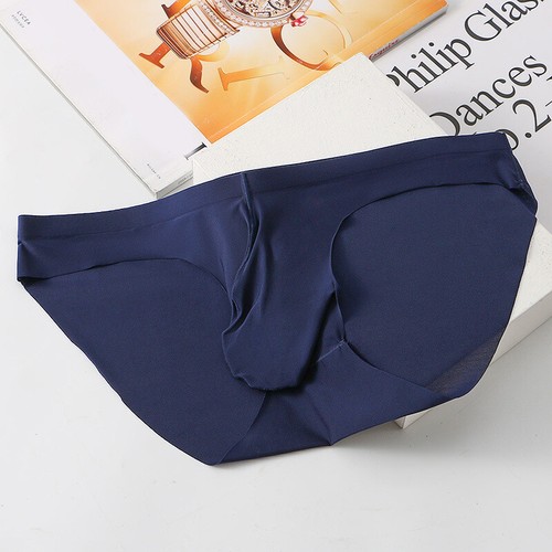 Men Underwear Boxer Briefs Ice Silk Shorts Panties Bulge Pouch Underpant Knicke} - Picture 19 of 32