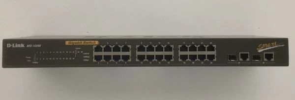 D-link gigabit switch 24 port w / gig pt copper sfp, smart - Image 4 of 4