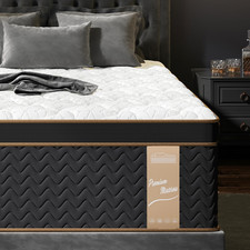 Luxury 14" Firm Queen Hybrid Mattress with Cooling  365-Night Trial