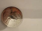 1966 Canada Canadian Silver Dollar Voyageur Canoe circulated .60 oz.