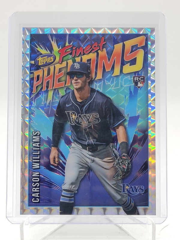CARSON WILLIAMS 2026 TOPPS FINEST PHENOMS ROOKIE GEOMETRIC #FP-11 RAYS Q3967