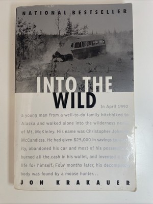 Into The Wild By Jon Krakauer Book Paperback Pre Owned