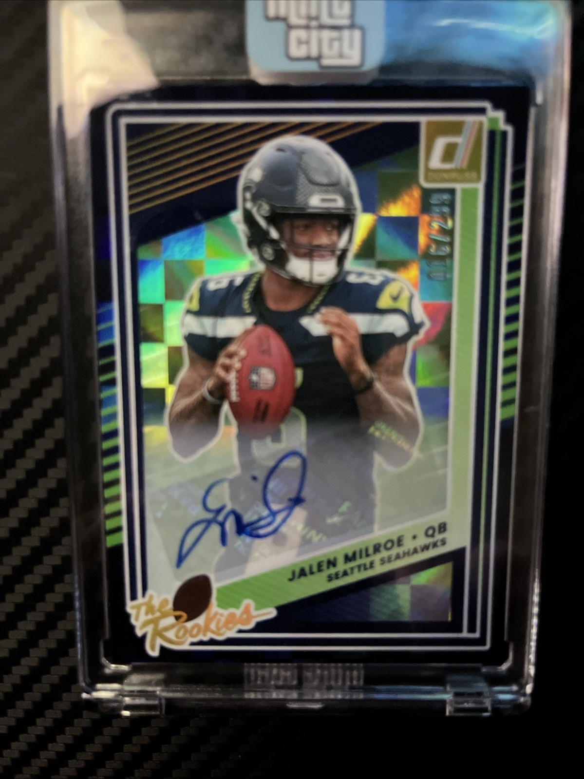 2025 Panini Donruss The Rookies /299 Jalen Milroe #12 RC Auto