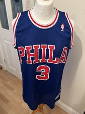 Adidas Phila Philadelphia 76ers NBA Basketball Jersey #3 Allen Iverson Size M
