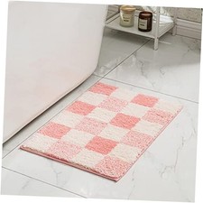  Bath mats for Bathroom Non Slip, Fluffy Absorbent Microfiber Bath mat 