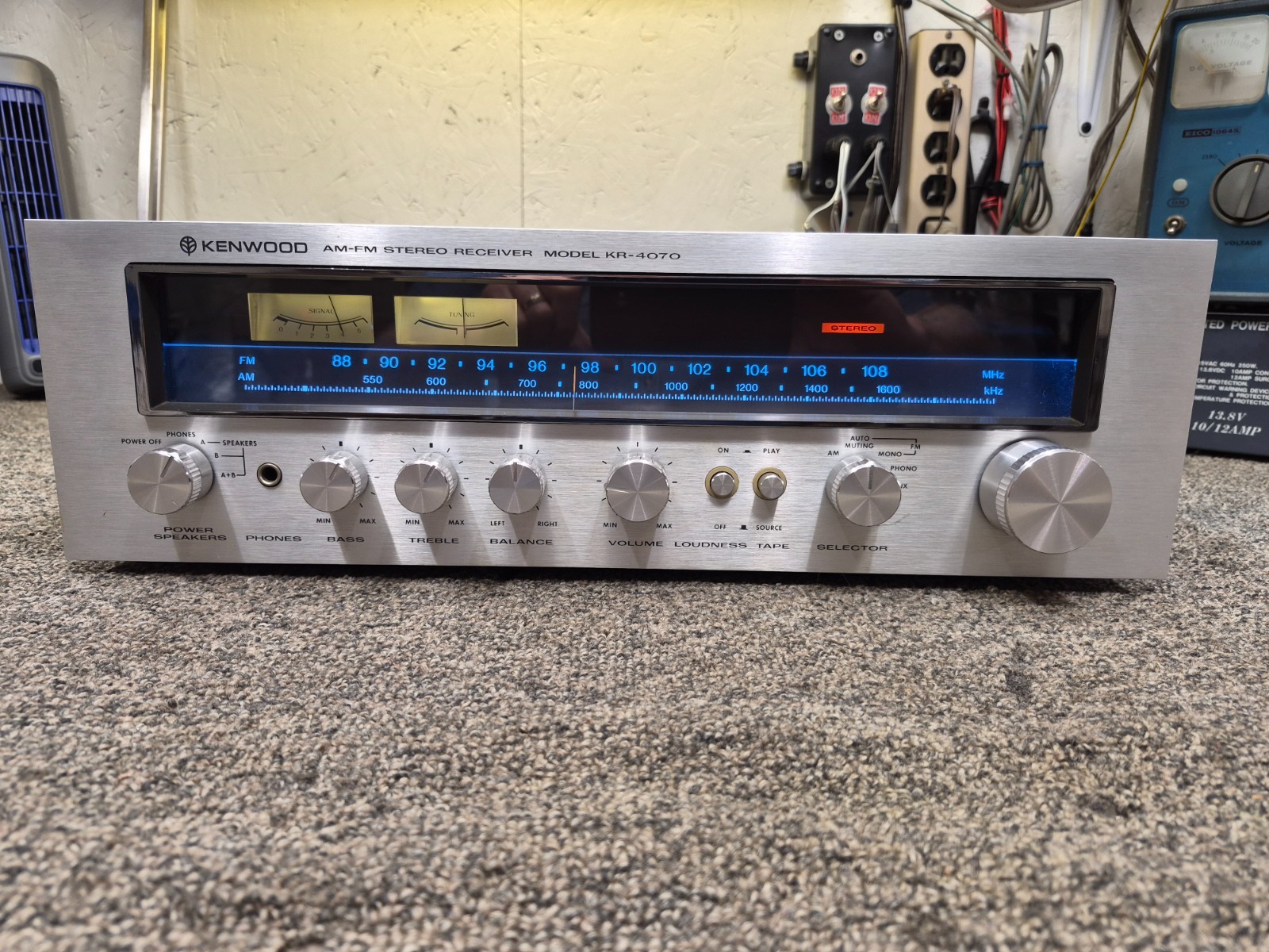 Kenwood KR 4070 vintage audio equipment - eBay listing photo 2
