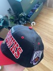 Vintage 1990s Chicago Blackhawks SnapBack Hat Starter Wool Embroidered Spell Out — photo 6