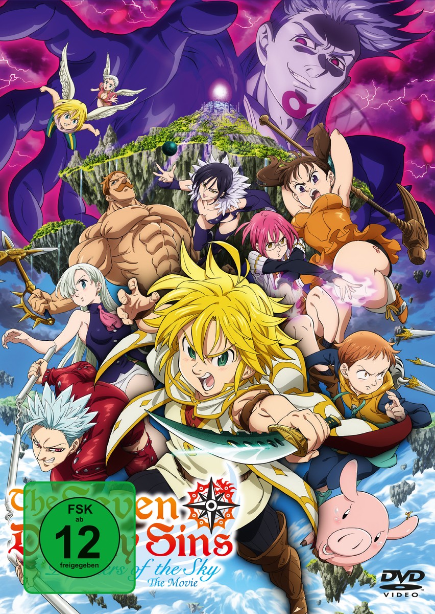 The Seven Deadly Sins Movie - Prisoners of the Sky DVD *NEU*OVP*