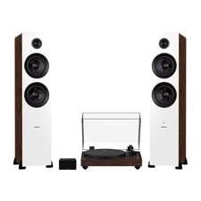 Fluance RT84 Vinyl Turntable, PA10 Preamp, Ai81 Powered Floorstanding Speakers