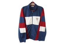 Vintage REEBOK Track Jacket Full Zip Size XL 90s windbreaker big logo