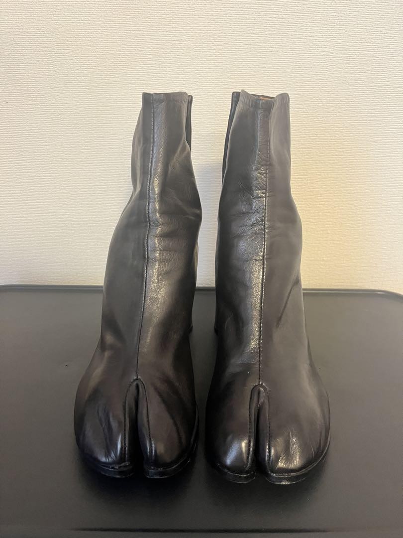 Maison Margiela Genuine Leather Tabi Heel Boots Shoes Women Size
