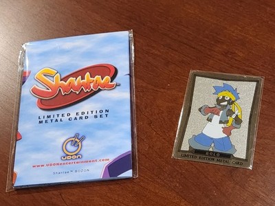 NEW!  UDON Shantae Metal Card Set & Bolo - Limited Edition Risky Sky Rotty Tops
