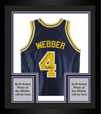 FRMD Chris Webber Wolverines Signed Mitchell & Ness 1991-1992 Jersey w/Insc