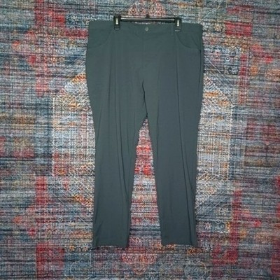 adidas mens solid gray Beyond 18 Adicross golf pants 40x32 EUC