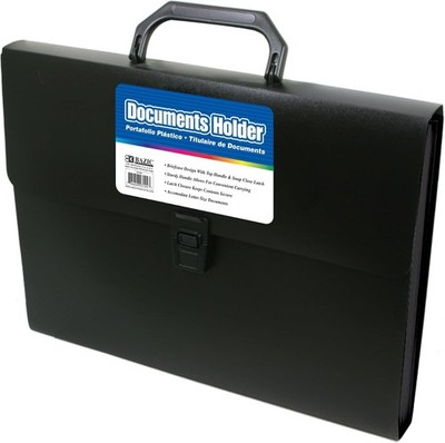 BAZIC 6-Pockets Letter Size Poly Expanding Case (3124-24P)