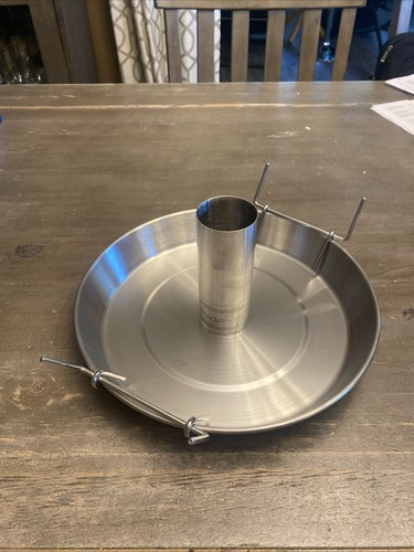 Upright Stainless Steel Socket Roasting Pan With Vegetable Spikes By Snap-On - Picture 10 of 20